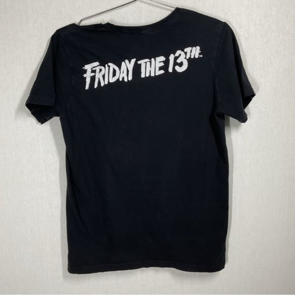 Friday the 13th Distressed Black Tshirt in Size Medium - Picture 4 of 4